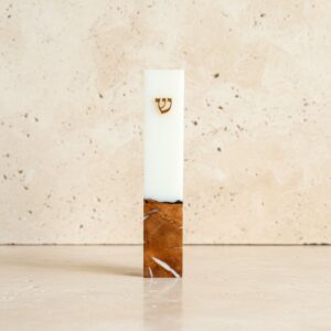 מזוזה לבנה כשלג ילבינו 15 ס"מ